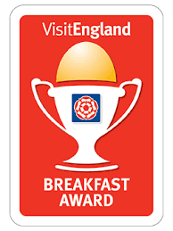 image of the visit england logo for the four star breakfast award.