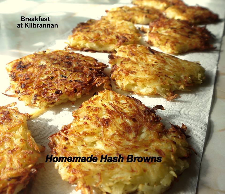 photo of homemade hash browns